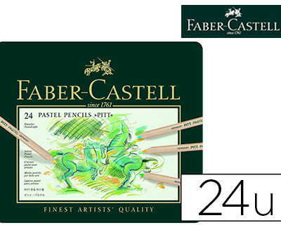crayon-faber-castell-pitt-pastel-sec-pigments-premi-re-qualite-bo-te-m-tal-24u