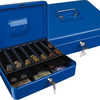 CAISSE MONNAIE Q-CONNECT STRUC TURE ACIER 0.8MM APAISSEUR PLATEAU AMOVIBLE ESPACE BILLETS 300X240X90MM COLORIS BLEU CAISSE MONNAIE Q-CONNECT STRUC TURE ACIER 0.8MM APAISSEUR PLATEAU AMOVIBLE ESPACE BILLETS 300X240X90MM COLORIS BLEU