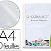 COUVERTURE Q-CONNECT THERMORELIEUR DESSUS PVC CRISTAL TRANSPARENT DESSOUS CARTON BLANC 150 MICRONS A4 33/43F 4MM 20F COUVERTURE Q-CONNECT THERMORELIEUR DESSUS PVC CRISTAL TRANSPARENT DESSOUS CARTON BLANC 150 MICRONS A4 33/43F 4MM 20F