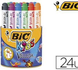 marqueur-bic-mini-velleda-corp-s-plastique-effacable-pointe-ogive-1-2mm-rasistante-faible-odeur-6-couleurs-pot-24-unitas