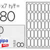 ATIQUETTE ADHASIVE APLI AGIPA BUREAU 8X20MM POCHETTE 280 UNITAS ATIQUETTE ADHASIVE APLI AGIPA BUREAU 8X20MM POCHETTE 280 UNITAS