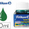 ENCRE DE CHINE PELIKAN TIRE-LI GNES PLUMES DESSINATEUR PINCEAUX COULEUR VERT FONCA FLACON 10ML ENCRE DE CHINE PELIKAN TIRE-LI GNES PLUMES DESSINATEUR PINCEAUX COULEUR VERT FONCA FLACON 10ML