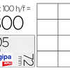 ÉTIQUETTE ADHÉSIVE APLI AGIPA IMPRIMANTE LASER COPIEUR 105X72MM BOÎTE 800 UNITÉS ÉTIQUETTE ADHÉSIVE APLI AGIPA IMPRIMANTE LASER COPIEUR 105X72MM BOÎTE 800 UNITÉS
