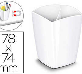 pot-acrayons-magnatique-cep-g-loss-tonic-2-compartiments-polystyrene-antichoc-bonne-stabilita-rectangulaire-blanc