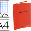 CAHIER PIQUA CONQUARANT CLASSI QUE COUVERTURE POLYPROPYLENE RIGIDE TRANSPARENTE A4 21X29,7CM 96 PAGES 90G SAYES ROUGE CAHIER PIQUA CONQUARANT CLASSI QUE COUVERTURE POLYPROPYLENE RIGIDE TRANSPARENTE A4 21X29,7CM 96 PAGES 90G SAYES ROUGE