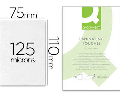 pochette-plastification-q-conn-ect-achaud-aconomique-format-110x75mm-125-microns-bo-te-100-unitas