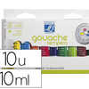 GOUACHE LEFRANC BOURGEOIS SANS COMPOSANTS TOXIQUES BOÎTE PEGBOARDABLE 10 TUBES 10ML GOUACHE LEFRANC BOURGEOIS SANS COMPOSANTS TOXIQUES BOÎTE PEGBOARDABLE 10 TUBES 10ML