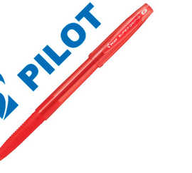 stylo-bille-pilot-super-grip-g-cap-pointe-fine-coloris-rouge