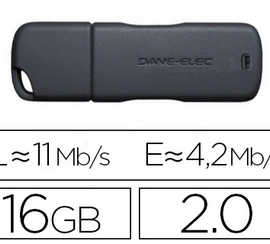 cl-usb-dane-elec-z-light-no-limit-16gb-1mo-stockage-suppl-mentaire-internet-vitesse-lecture-11mb-s-criture-4-2-gris