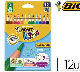 crayon-couleur-bic-kids-evolut-ion-rasine-synthese-140mm-triangle-gros-module-rasiste-mordillage-atui-carton-12-unitas