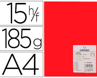 papier-cartonna-canson-iris-vi-valdi-a4-210x297mm-185g-spacial-art-travaux-manuels-coloris-rouge-pochette-15f