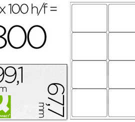 atiquette-adhasive-q-connect-9-9-1x67-7mm-coins-arrondis-imprimante-jet-encre-laser-copieur-bo-te-100-feuilles-800-unita