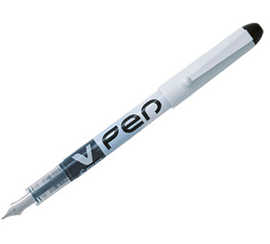 stylo-plume-pilot-v-pen-jetabl-e-pointe-moyenne-ragulateur-dabit-encre-liquide-visible-coloris-noir