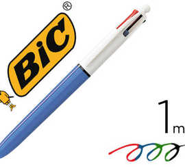 stylo-bille-bic-4-couleurs-gri-p-pro-pointe-moyenne-encre-classique-ratractable-rechargeable-4-couleurs-standard