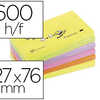 BLOC-NOTES POST-IT RECHARGES Z -NOTES 127X76MM 100F REPOSITIONNABLES COLORIS NAON ASSORTIS 6 BLOCS BLOC-NOTES POST-IT RECHARGES Z -NOTES 127X76MM 100F REPOSITIONNABLES COLORIS NAON ASSORTIS 6 BLOCS