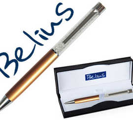 stylo-bille-belius-granada-cap-uchon-transparent-cristaux-brillants-corps-laqua-dora-encre-bleue-pointe-1mm