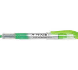 surligneur-q-connect-criture-1-3mm-corps-transparent-encre-liquide-couleur-vert