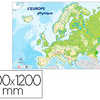 CARTE MUETTE EUROPE PHYSIQUE BOUCHUT GRANDRÉMY 80x120CM CARTE MUETTE EUROPE PHYSIQUE BOUCHUT GRANDRÉMY 80x120CM