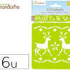 POCHOIR AVENUE MANDARINE ENFAN T NOOL 2 FORMAT 150X150MM TRANSLUCIDE SET 6 UNITAS POCHOIR AVENUE MANDARINE ENFAN T NOOL 2 FORMAT 150X150MM TRANSLUCIDE SET 6 UNITAS