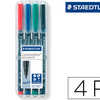 STYLO-FEUTRE STAEDTLER LUMOCOL OR PERMANENT POINTE MOYENNE 1MM ENCRE DRY SAFE SACHAGE RAPIDE COLORIS ASSORTIS ATUI 4U STYLO-FEUTRE STAEDTLER LUMOCOL OR PERMANENT POINTE MOYENNE 1MM ENCRE DRY SAFE SACHAGE RAPIDE COLORIS ASSORTIS ATUI 4U