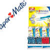 STYLO PAPER MATE ERASABLE GEL PRÉSENTOIR DE 72U+36 BLISTERS DE 2 RECHARGES