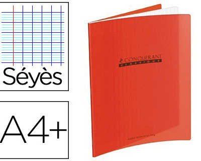 cahier-piqua-conquarant-classi-que-couverture-polypropylene-rigide-transparente-a4-24x32cm-96-pages-90g-sayes-rouge