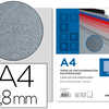 PLAT COUVERTURE LIDERPAPEL PPL EXTRUDE RELIEURS SPIRALES PEIGNES ANNEAUX ÉPAISSEUR 0.8MM A4 GRIS OPAQUE BOÎTE 50U PLAT COUVERTURE LIDERPAPEL PPL EXTRUDE RELIEURS SPIRALES PEIGNES ANNEAUX ÉPAISSEUR 0.8MM A4 GRIS OPAQUE BOÎTE 50U