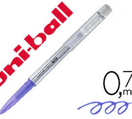 roller-uniball-tsi-encre-gel-e-ffacable-pointe-moyenne-traca-0-7mm-coloris-violet