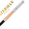 ROLLER WATERMAN HAMISPHERE DEL UXE ROSE WAVE CT ROLLER ENCRE NOIRE