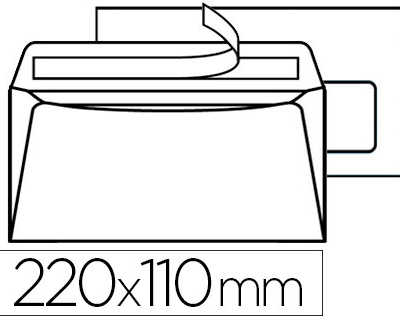 enveloppe-blanche-la-couronne-dl-110x220mm-80g-fen-tre-45x100mm-compatible-numarique-bande-adhasive-fond-bleu-200-unitas