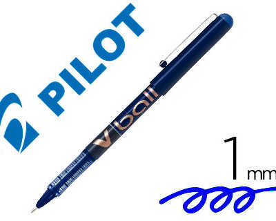 roller-pilot-vball-pointe-large-1mm-capuchon-encre-liquide-couleur-bleu