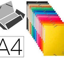 chemise-exacompta-carte-lustra-e-5-10e-400g-3-rabats-et-alastique-a4-format-240x320mm-coloris-vifs-assortis-50-unitas