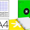 CLASSEUR LIDERPAPEL ANTARTIK REMBORDÉ 4 ANNEAUX RONDS 25MM FEUILLET MOBILE A4 QUADRILLAGE 5MM COLORIS VERT CLASSEUR LIDERPAPEL ANTARTIK REMBORDÉ 4 ANNEAUX RONDS 25MM FEUILLET MOBILE A4 QUADRILLAGE 5MM COLORIS VERT