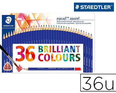 crayon-couleur-staedtler-ergos-oft-triangulaire-157-systeme-anti-casse-bo-te-matal-couleurs-assorties-36-unitas