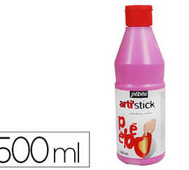 peinture-p-b-o-arti-stick-pelliculable-repositionnable-coloris-vifs-transparents-rouge-bidon-500ml