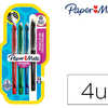 STYLO PAPER MATE ENCRE GEL EFFAÇABLE POINTE MOYENNE COLORIS STANDARD ASSORTIS 3+1 UNITÉS STYLO PAPER MATE ENCRE GEL EFFAÇABLE POINTE MOYENNE COLORIS STANDARD ASSORTIS 3+1 UNITÉS