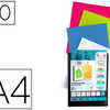 PROTEGE-DOCUMENTS ELBA POLYVIS ION POLYPROPYLENE COUVERTURE SOUPLE 60 POCHETTES 120 VUES A4 210X297MM ASSORTIS OPAQUE PROTEGE-DOCUMENTS ELBA POLYVIS ION POLYPROPYLENE COUVERTURE SOUPLE 60 POCHETTES 120 VUES A4 210X297MM ASSORTIS OPAQUE