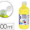 GOUACHE SCOLAIRE LIDERPAPEL LIQUIDE LAVABLE FERMETURE SÉCURITÉ BRILLANTE COLORIS JAUNE FLACON 500ML GOUACHE SCOLAIRE LIDERPAPEL LIQUIDE LAVABLE FERMETURE SÉCURITÉ BRILLANTE COLORIS JAUNE FLACON 500ML