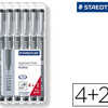 STYLO-FEUTRE STAEDTLER PIGMENT LINER TECHNIQUE 0.05MM 0.1MM 0.2MM 0.3MM 0.5MM 0.8MM NOIRE POINTE CALIBRAE ATUI 4+2U STYLO-FEUTRE STAEDTLER PIGMENT LINER TECHNIQUE 0.05MM 0.1MM 0.2MM 0.3MM 0.5MM 0.8MM NOIRE POINTE CALIBRAE ATUI 4+2U