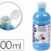 GOUACHE SCOLAIRE LIDERPAPEL LIQUIDE LAVABLE FERMETURE SÉCURITÉ BRILLANTE COLORIS TURQUOISE FLACON 500ML GOUACHE SCOLAIRE LIDERPAPEL LIQUIDE LAVABLE FERMETURE SÉCURITÉ BRILLANTE COLORIS TURQUOISE FLACON 500ML
