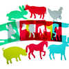 JEU HENBEA MODÈLES FLEXIBLES ANIMAUX DE LA FERME DIMENSIONS 15X21CM SET 6 UNITÉS JEU HENBEA MODÈLES FLEXIBLES ANIMAUX DE LA FERME DIMENSIONS 15X21CM SET 6 UNITÉS
