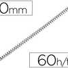 SPIRALE Q-CONNECT MÉTALLIQUE RELIEUR PAS 4:1 60F CALIBRE 1MM DIAMÈTRE 10MM COLORIS NOIR BOÎTE 200 UNITÉS SPIRALE Q-CONNECT MÉTALLIQUE RELIEUR PAS 4:1 60F CALIBRE 1MM DIAMÈTRE 10MM COLORIS NOIR BOÎTE 200 UNITÉS