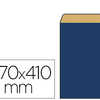 POCHETTE KRAFT VERGA 60G 270X7 0X410MM COLORIS BLEU