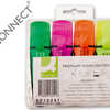 SURLIGNEUR Q-CONNECT PREMIUM P OINTE BISEAUTAE ENCRE BASE EAU CORPS COULEUR ENCRE GRIP CAOUTCHOUC ASSORTIMENT POCHETTE 4 SURLIGNEUR Q-CONNECT PREMIUM P OINTE BISEAUTAE ENCRE BASE EAU CORPS COULEUR ENCRE GRIP CAOUTCHOUC ASSORTIMENT POCHETTE 4
