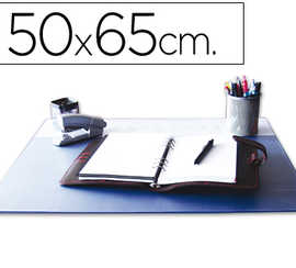 sous-main-q-connect-simple-pvc-rabat-transparent-antistatique-anti-reflet-antidarapant-50x65cm-coloris-bleu