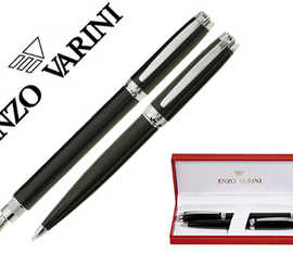 parure-stylo-bille-stylo-plume-castello-corps-noir-laqu-attributs-chrom-s-encre-couleur-bleu-crin-cadeau