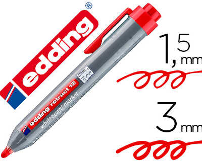 marqueur-edding-e12-tableau-bl-anc-ratractable-rechargeable-pointe-ogive-1-5-3mm-effacable-asec-coloris-rouge