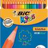CRAYON COULEUR BIC KIDS EVOLUT ION RASINE SYNTHESE 175MM MINE RASISTANTE RASISTE MORDILLAGE ATUI CARTON 18 UNITAS CRAYON COULEUR BIC KIDS EVOLUT ION RASINE SYNTHESE 175MM MINE RASISTANTE RASISTE MORDILLAGE ATUI CARTON 18 UNITAS