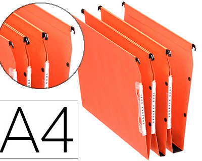 dossier-suspendu-esselte-dual-kraft-lmg-220g-armoire-entraxe-330mm-h275mm-fond-15-coloris-orange-bo-te-25-unitas