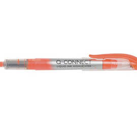 surligneur-q-connect-criture-1-3mm-corps-transparent-encre-liquide-couleur-orange